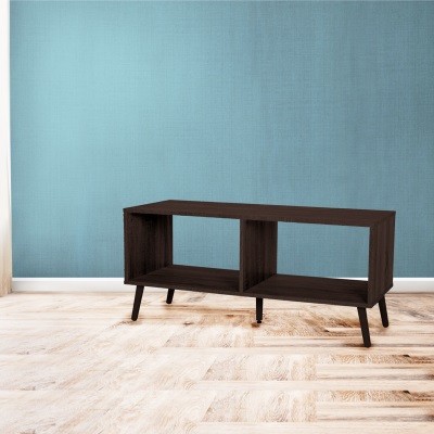 Table basse chêne foncé 100x40x45