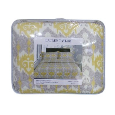 Odda - Comforter 3pc Full Yellow