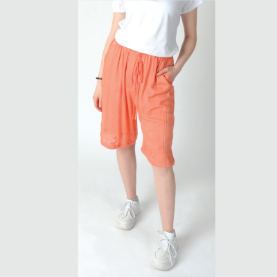 Tencel Drawstring Short with Pocket
