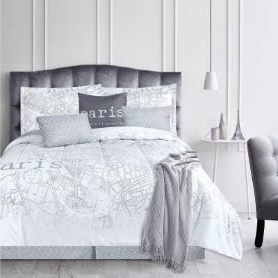 Paris Map | 2 and 3-Pieces Comforter Sets