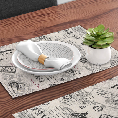 Placemat 13*19 Paris Print