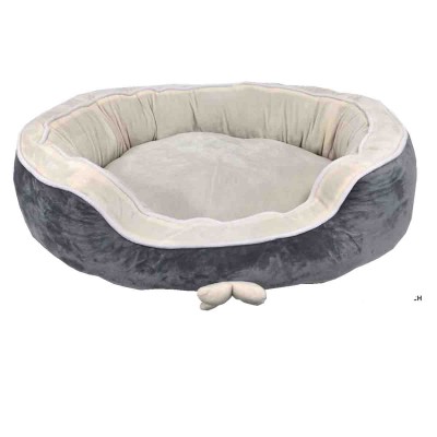 Large Pet Bed 76x60x18.5cm Beige