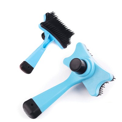 Paws & Whiskers - Pet Brush Pushes Out Stuck Hair