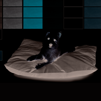 Microsuede Dog Bed