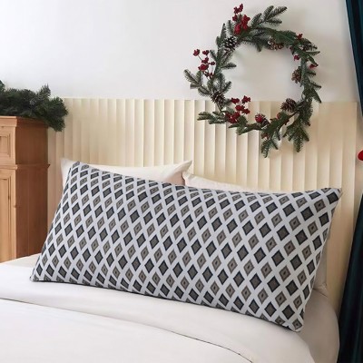 Leland | Oreiller de corps moderne 18 x 42" | Motifs assortis