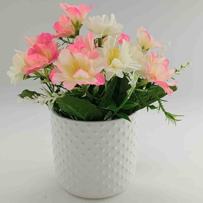 LAURENT TAYLOR - Flower in White Ceramic Pot
