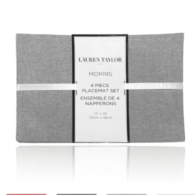 LAUREN TAYLOR - Sets de table Morris Deux tons