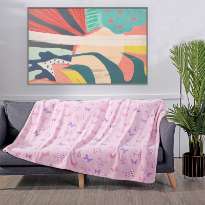 Throw Novelty Plush Blanket Girls