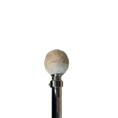 Lt Patel Pole Set White Chrome