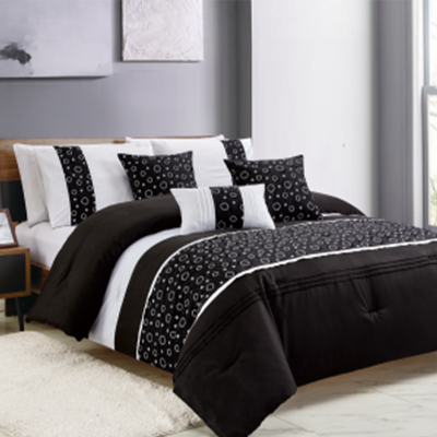 Lauren Taylor - PRESCOTT 6pcs Embroidered Comforter Set