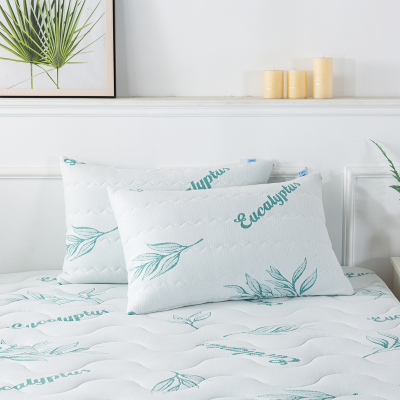 Eucalyptus Quilted Teal Pillow Protector