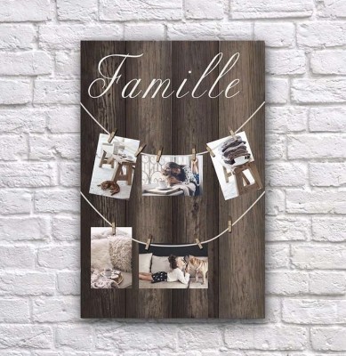 Famille Picture Clip Wood Board