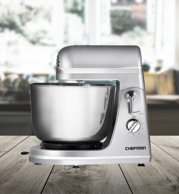 Chefman 4 Qt. Stand Mixer Stainless