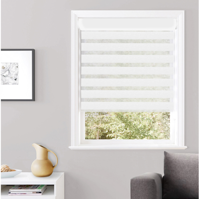Roller Blind White Day & Night Pvc Cordless