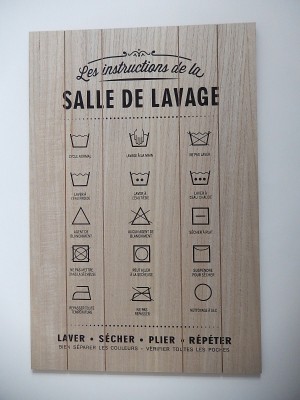 Salle De Lavage Wall Art
