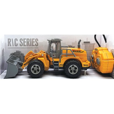 Camion d'ingénierie téléguidé à 4 canaux avec lumière - Bulldozer