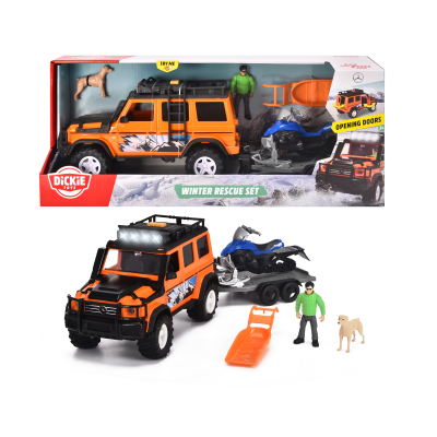 Dickie Toys - Ensemble de sauvetage d'hiver