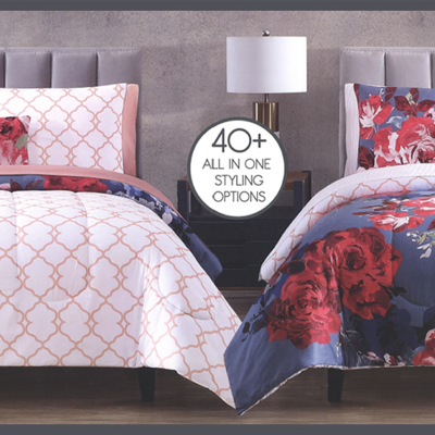 Ensemble de douillette réversible 12 PCS