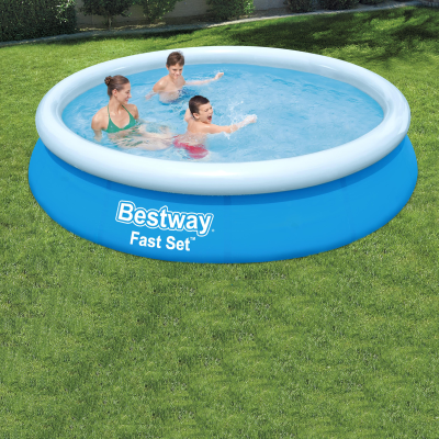 Bestway Fast Set 12’ x 30” Round Inflatable Pool Set