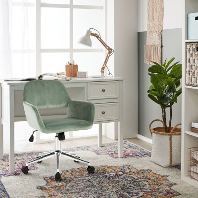 Ross - Velvet Office Chair with Gas-lift | Cactus