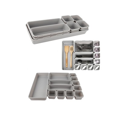 Drawer Organizer Box Grey 12pc