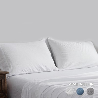 Stone Washed Sheet Set Asst