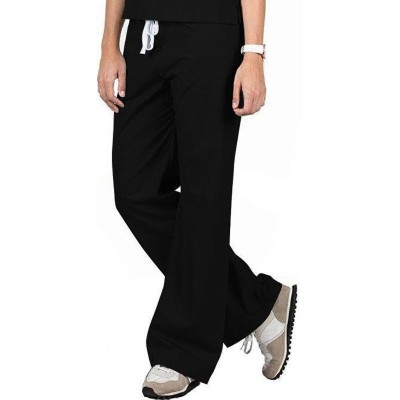 Black Pull On Scrub Pants