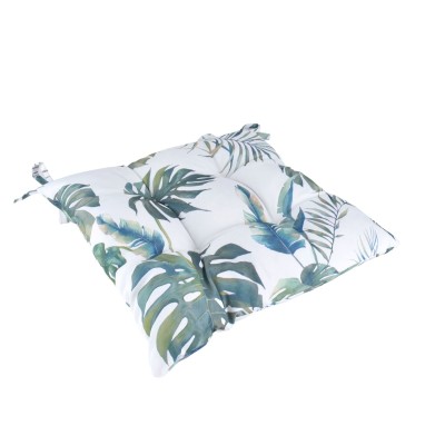 Éloïse - Ensemble de 2 coussins de chaise d'extérieur | imprimé