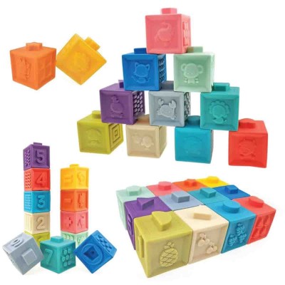 Sensory Stacking Blocks 12pcs