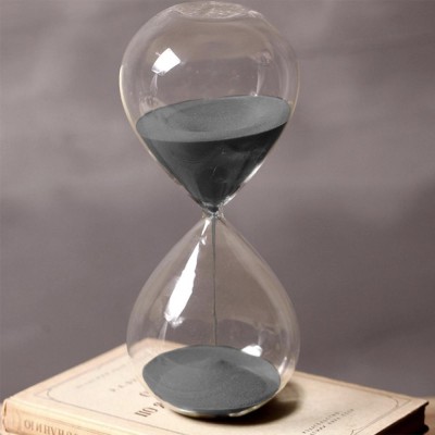 Minuteur de verre décoratif