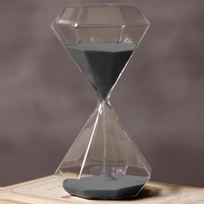 Minuteur de verre décoratif