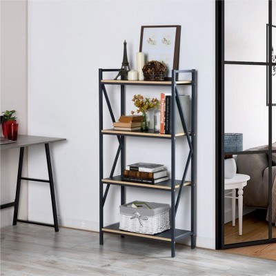 Stark | 4-Tier Accent Shelf Unit Metal Frame