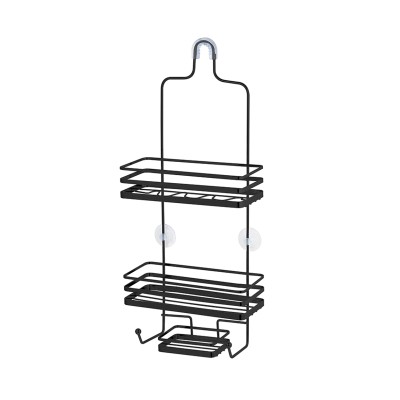 Shower Caddy Black 25x11x57