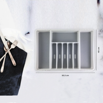 Expandable Non Slip Cutlery Holder