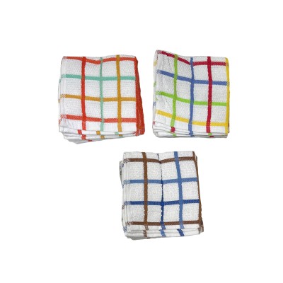 Dishcloth 4pk Check