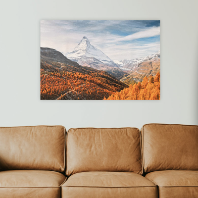 Toile imprimée paysage d'automne
