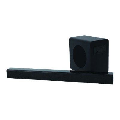 Wattson - Barre de son Bt 5.0 2.0ch Avec indicateur LED 90*7.2*7.2cm Noir