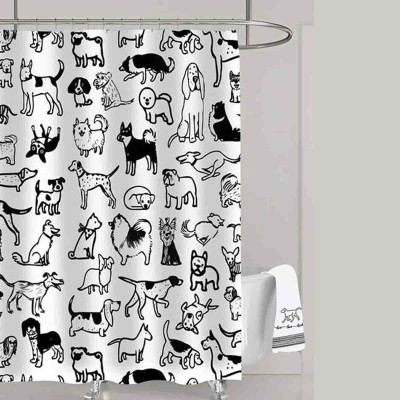 SPA- DOGS Shower Curtain