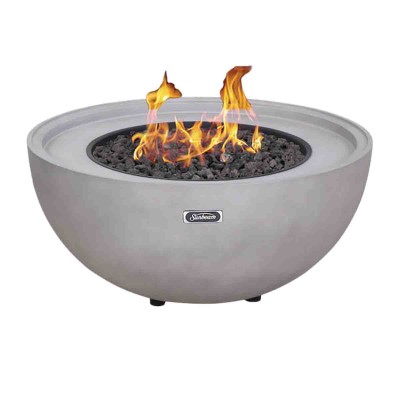 Sunbeam Wellesley Outdoor Propane Fire Pit - Concrete  50,000-BTU - 14-in H x 34 1/2-in W