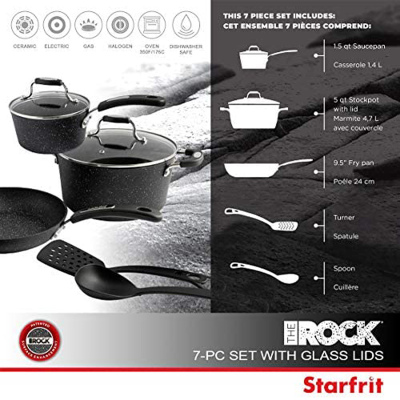 Starfrit The Rock Ensemble De 7 Pcs