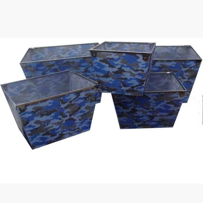 Lauren Taylor- 5pcs Storage Boxes- Army Print