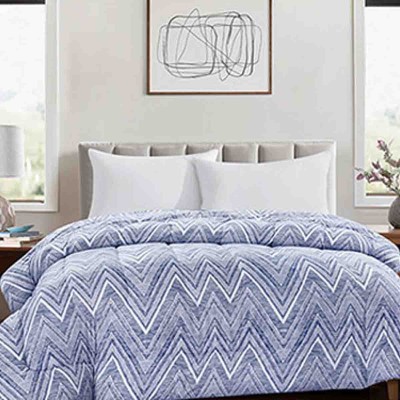 Studio7 -1PC Geometric Print Microfiber Comforter