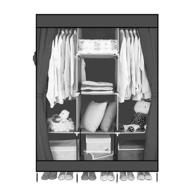Studio 707- Grey Non Woven Wardrobe Organizer