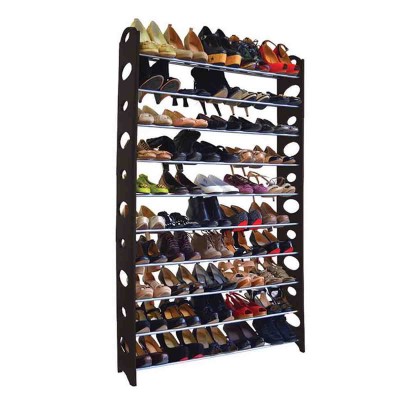 Studio 707 - 50 Pair Shoe Rack Black