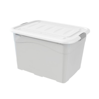 Studio 707 - Grey 70litre Storage Totes With Locking