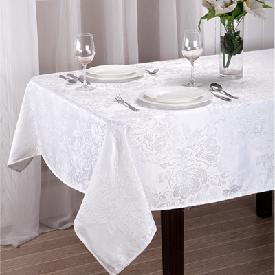 Nappe de table blanche Jacq Xmas