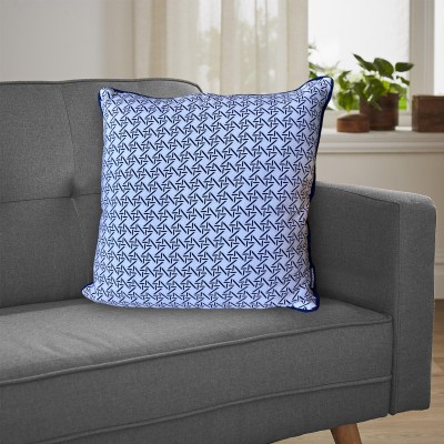 Tara- Cushion Blue Cotton Printed
