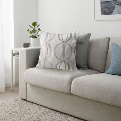 Cushion Taupe Palermo Jacquard