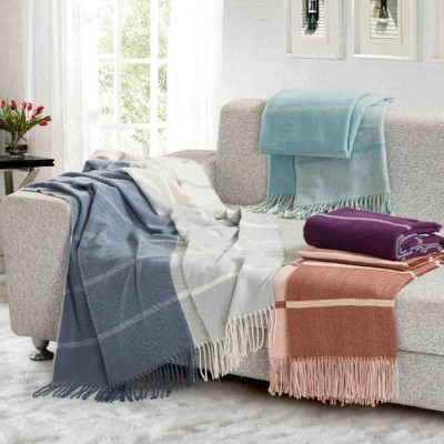 Plaid Gemma tissé doux