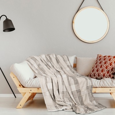 Richmond | 50x60" Velvet Reverse Sherpa Plaid Throw